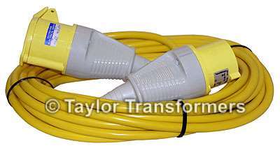 14Mtr 4.0mm 32A 110V Extension Lead