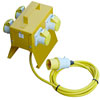 4 Way 16A Metal 110V Junction Box