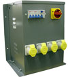Multi-Output enclosed transformer